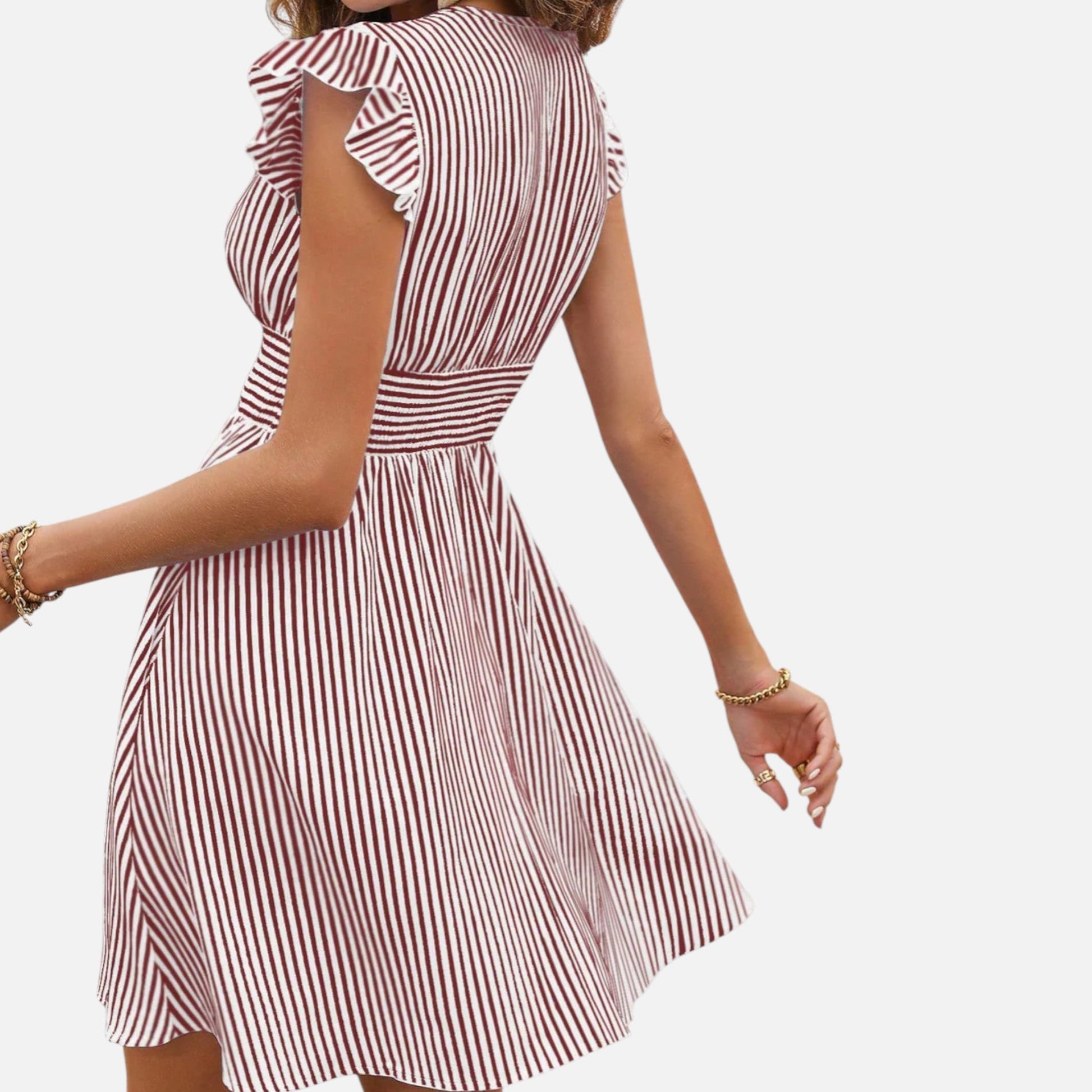 Women’s Elegant Stripe Mini Dress
