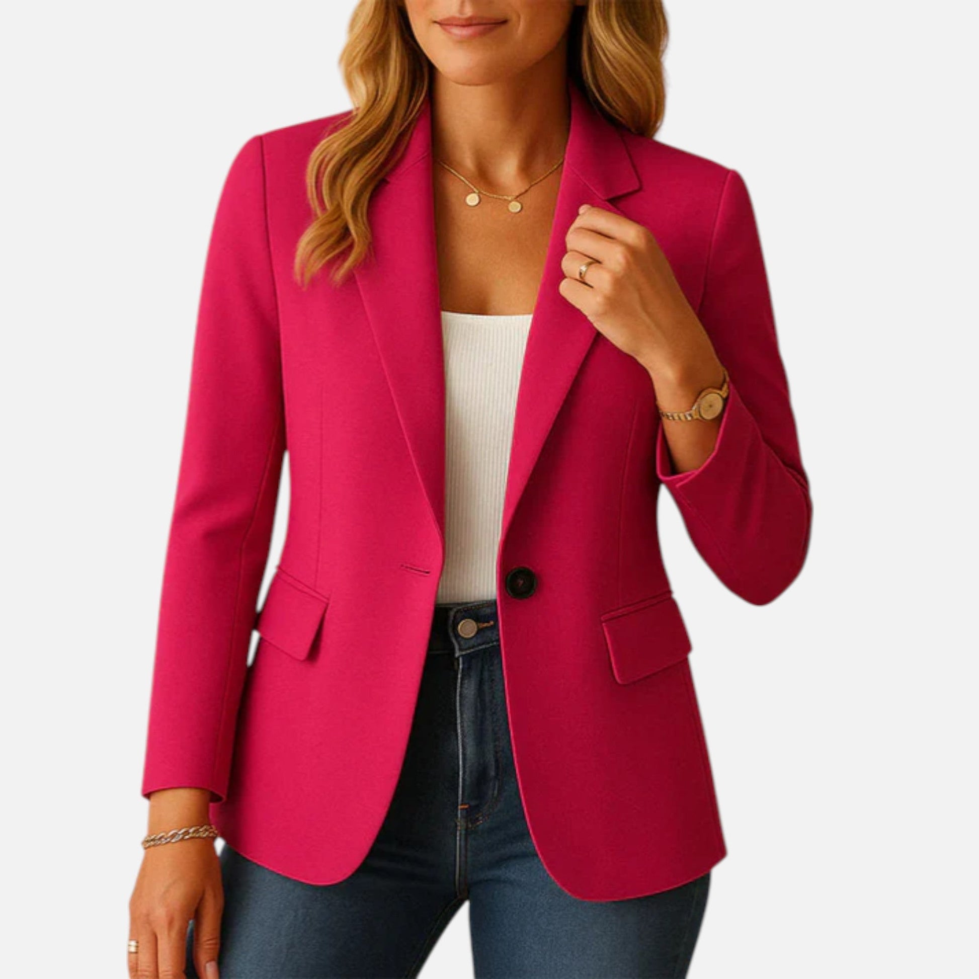 Women’s One-Button Tailored Blazer
