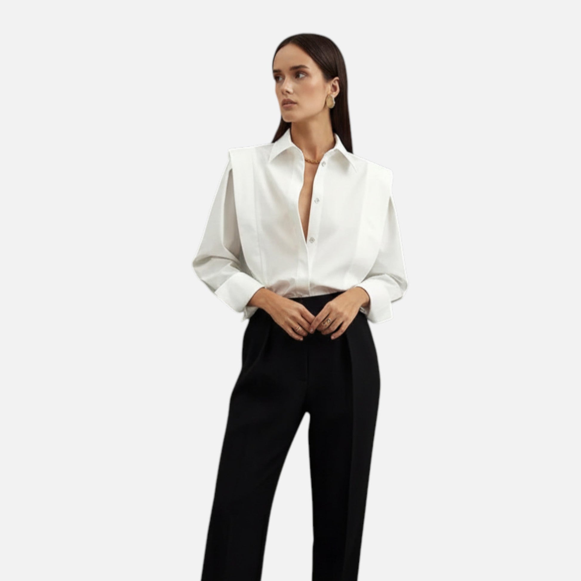 Women’s Organic Cotton Formal Blouse