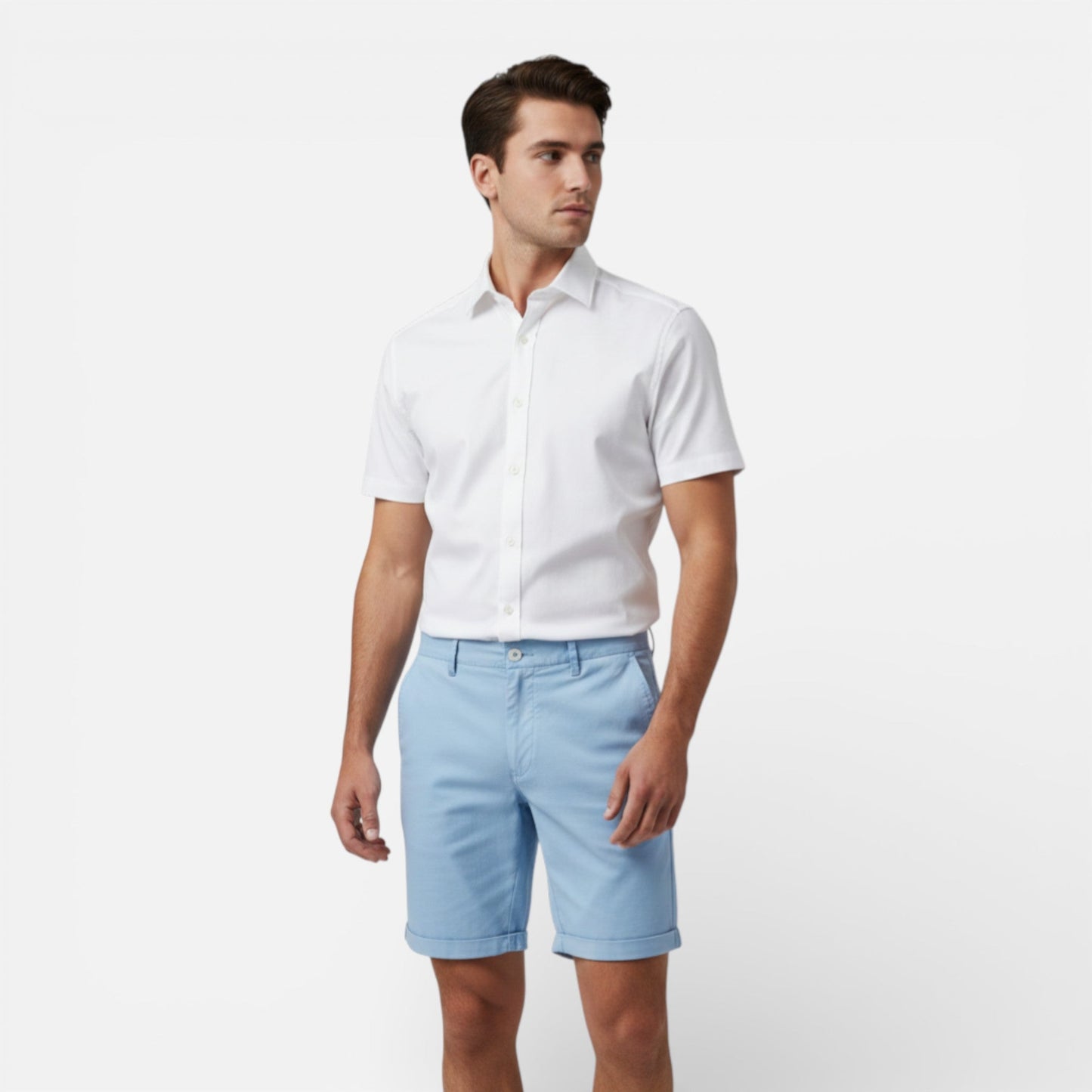 Men’s Cotton Linen Beach Shorts