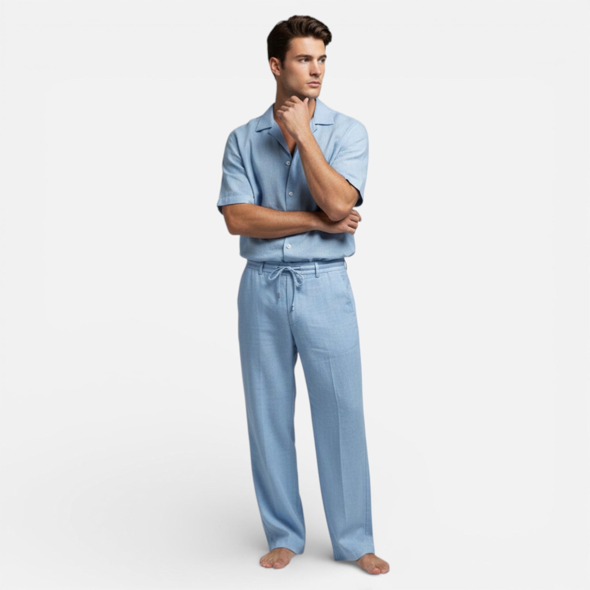 Men’s Spring Drawstring Trousers