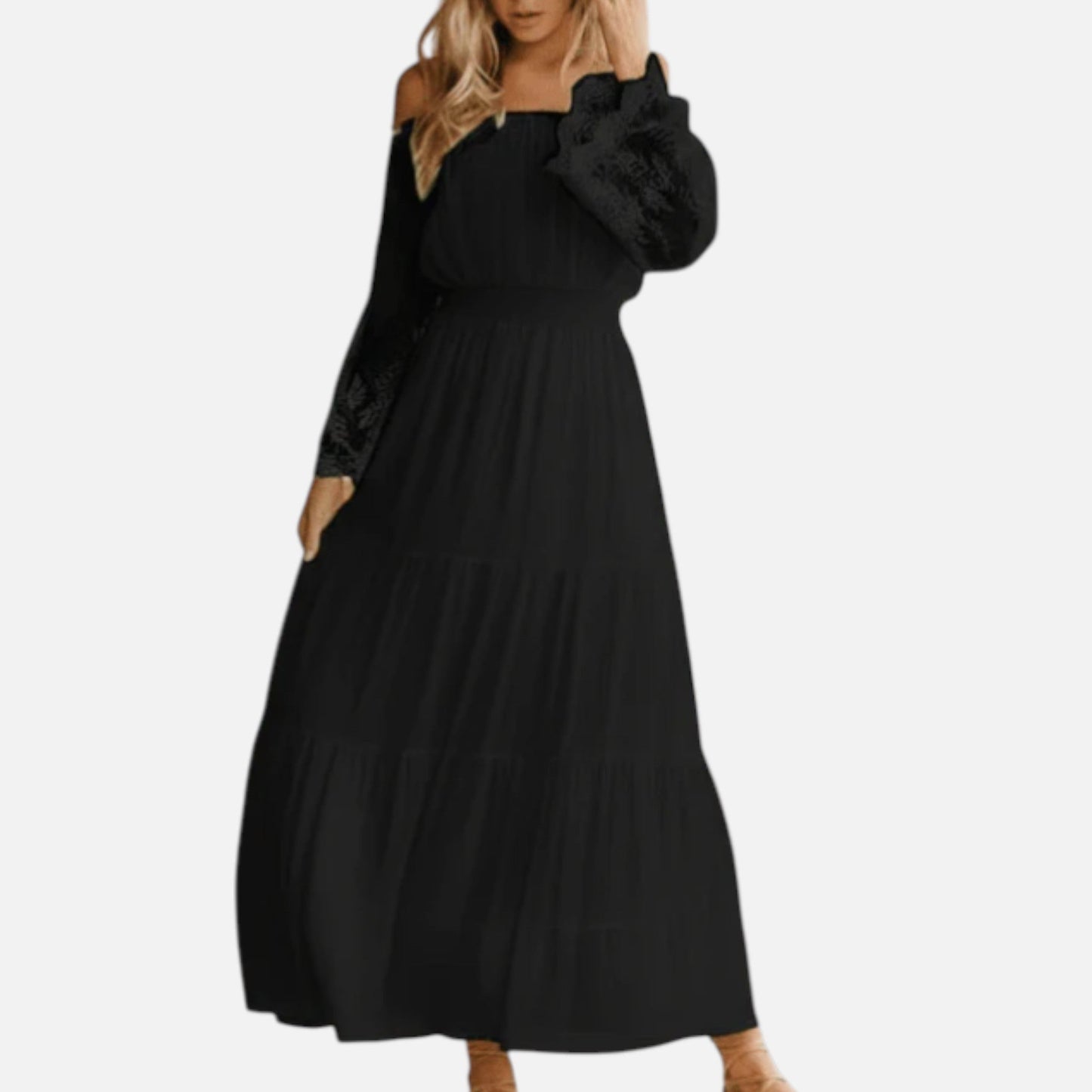 Women’s Boho Lace Maxi Dress