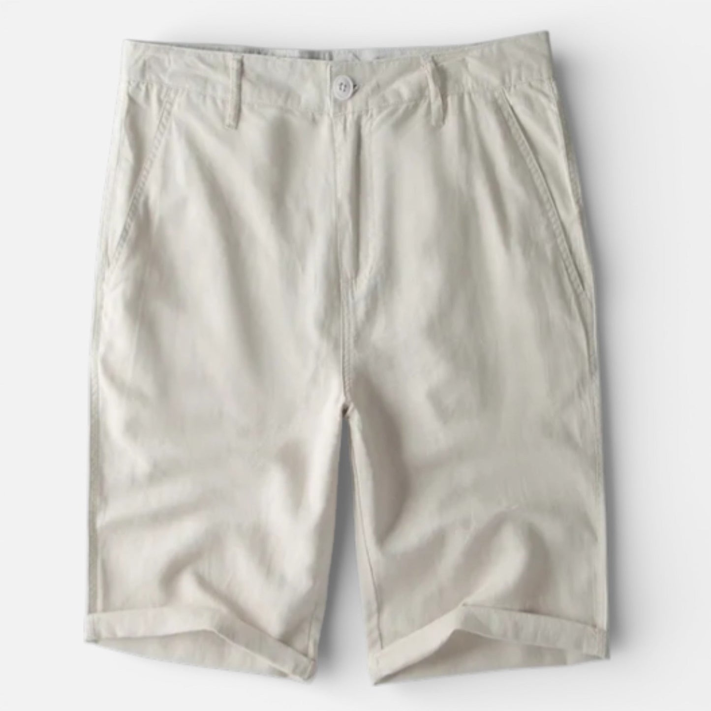 Men’s Cotton Linen Beach Shorts