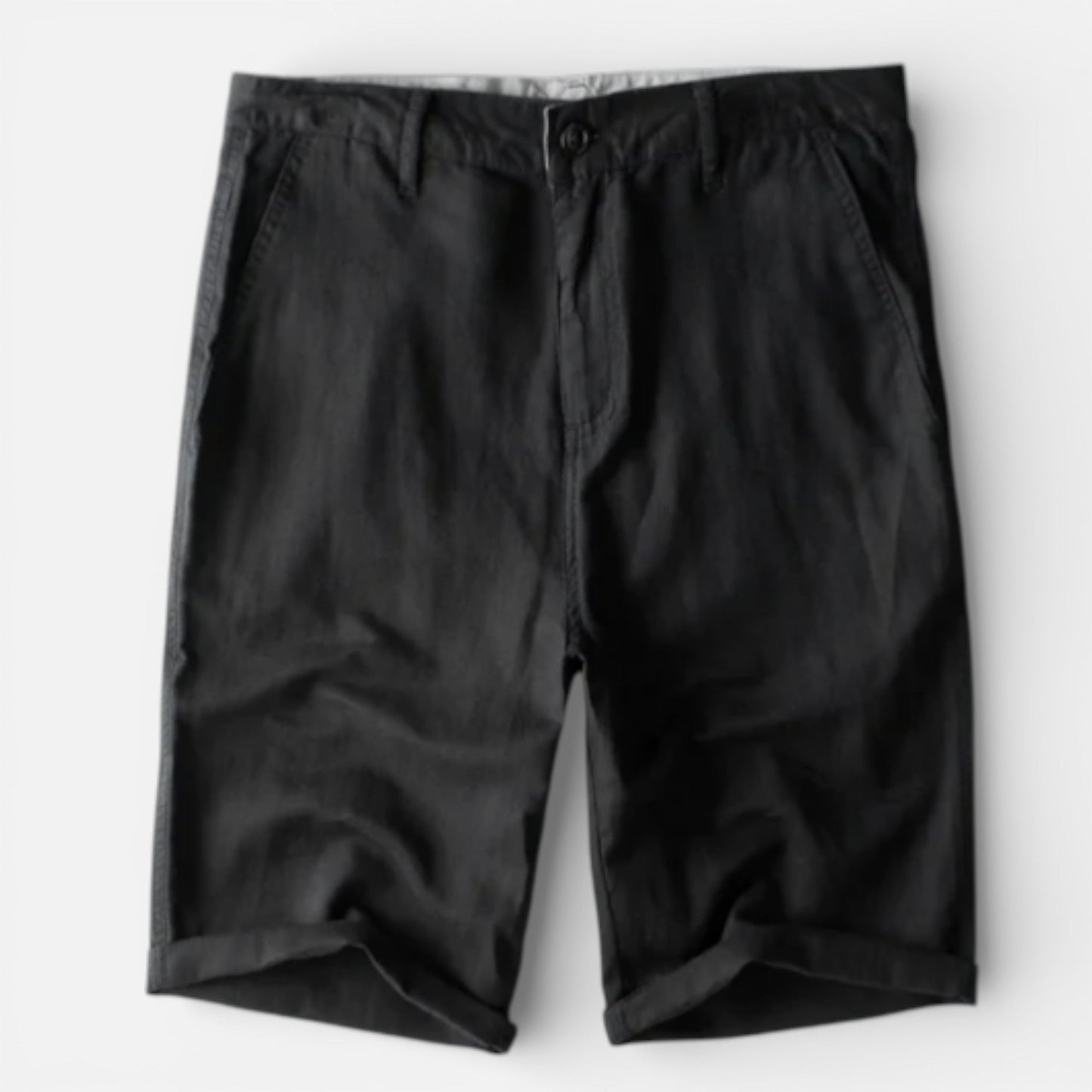 Men’s Cotton Linen Beach Shorts