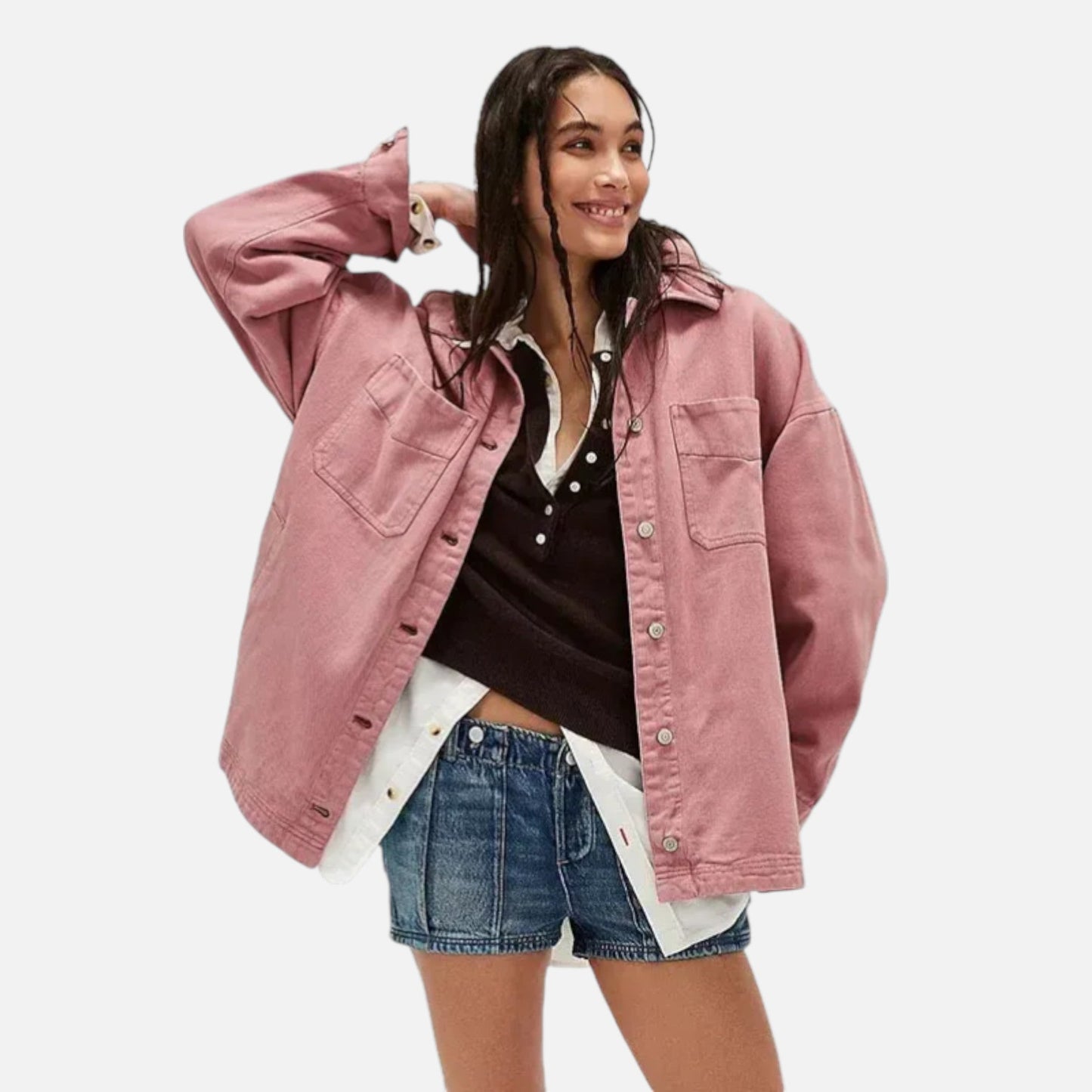 Women’s Washed Denim Jacket